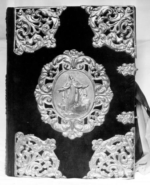 coperta di libro liturgico - bottega italiana (sec. XVII)