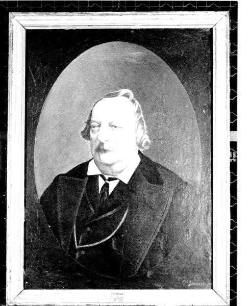 ritratto d'uomo (dipinto) di Barosso Giuseppe (seconda metà sec. XIX)