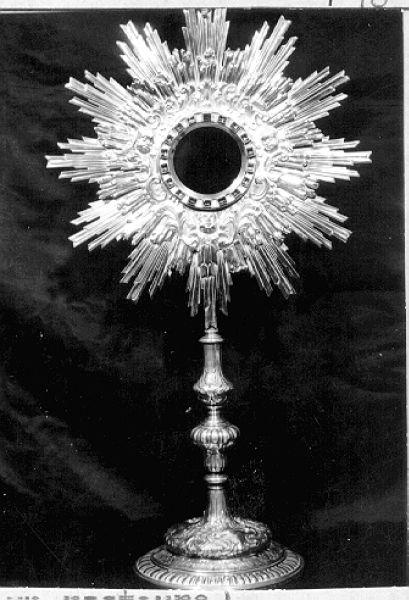 ostensorio - bottega italiana (sec. XVIII)