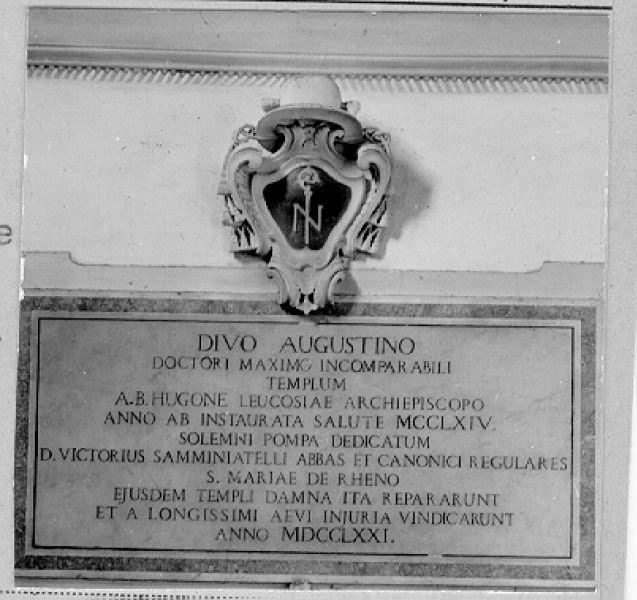 lapide commemorativa - bottega toscana (sec. XVIII)