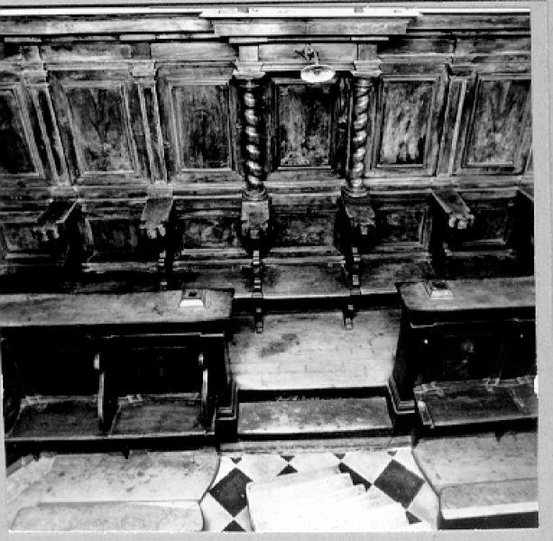 stalli del coro - bottega italiana (sec. XVIII)