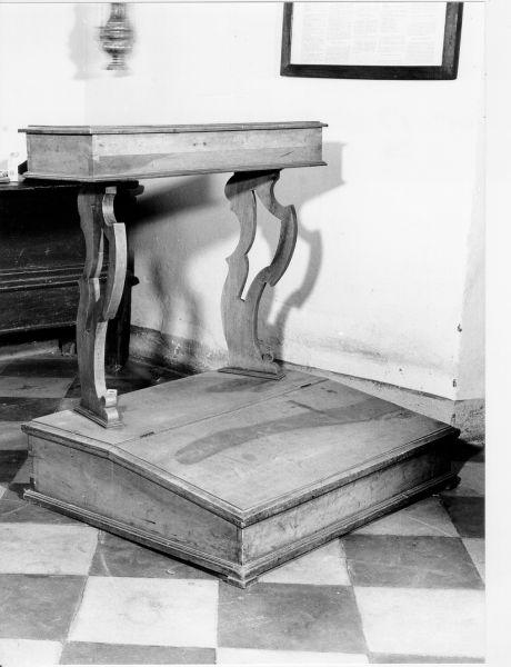 inginocchiatoio - bottega toscana (sec. XVIII)