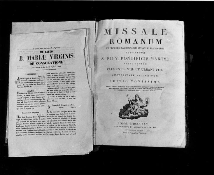 coperta di libro liturgico - ambito romano (sec. XIX)