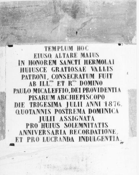 lapide - bottega toscana (sec. XIX)