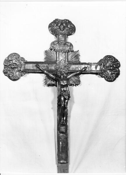 croce processionale - bottega toscana (sec. XVIII)