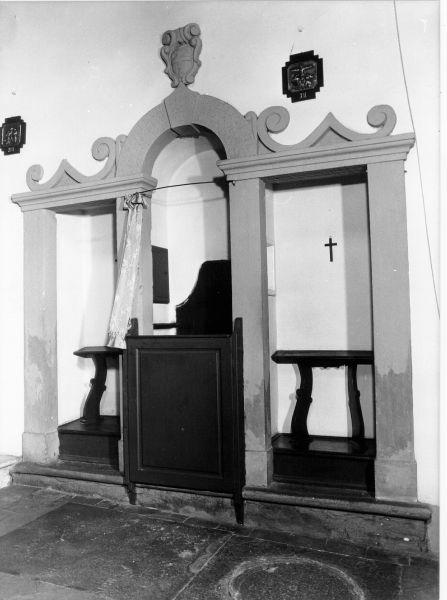 confessionale, serie - bottega toscana (sec. XVIII)