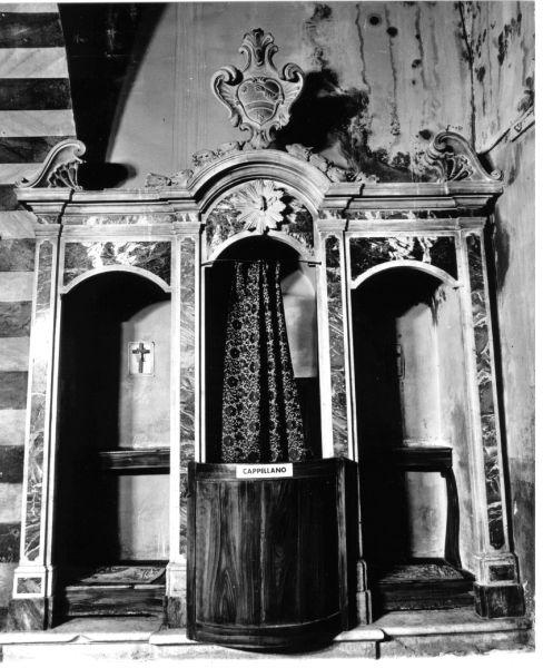 confessionale, serie - bottega toscana (sec. XVIII)