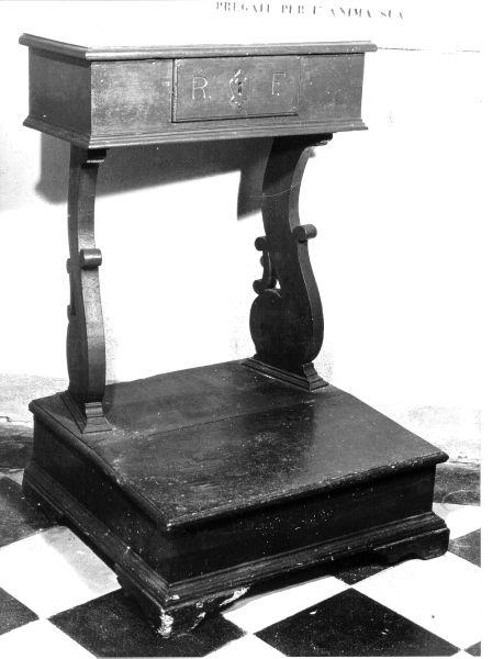 inginocchiatoio - bottega toscana (sec. XIX)