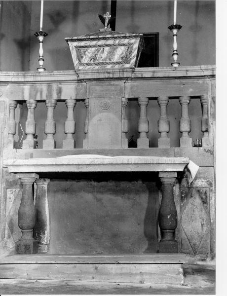 altare maggiore - bottega toscana (sec. XVII)