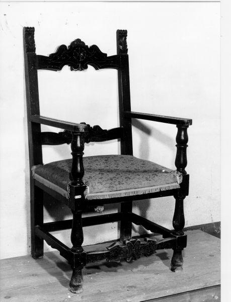 poltrona - bottega toscana (sec. XIX)