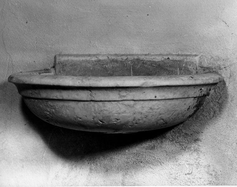 acquasantiera - bottega toscana (sec. XVIII)