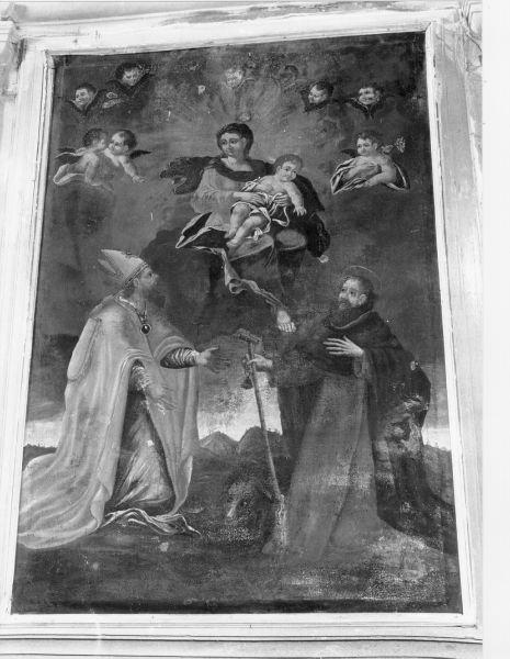 Madonna con Bambino e Santi (dipinto) - ambito toscano (sec. XVIII)