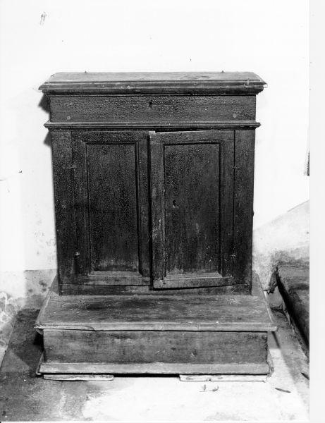 inginocchiatoio - bottega toscana (sec. XVII)