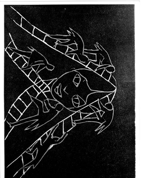 incisione di Maccari Mino (sec. XX)