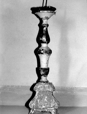candelabro, serie - ambito lunigianese (sec. XVIII)