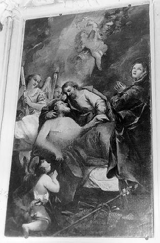 morte di San Giuseppe (pala d'altare) - ambito lunigianese (sec. XVIII)