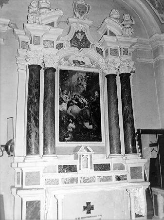 altare - ambito lunigianese (sec. XVIII)