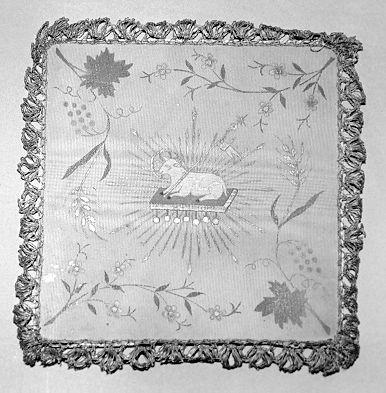 palla di calice, opera isolata - ambito lunigianese (secc. XVIII/ XIX)