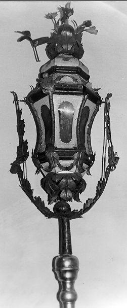 lanterna processionale, serie - ambito lunigianese (secc. XVIII/ XIX)