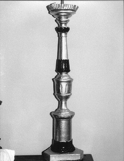 candelabro funebre, serie - ambito lunigianese (sec. XIX)
