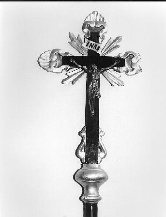 croce processionale - ambito lunigianese (sec. XIX)