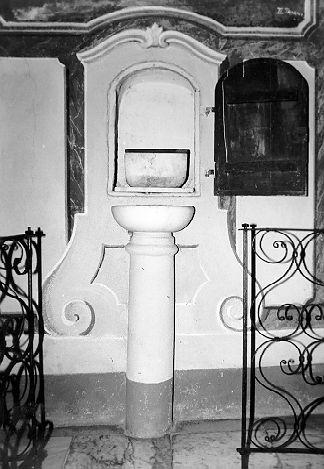 fonte battesimale - ambito lunigianese (secc. XVI/ XVII)