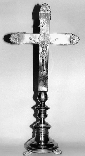 croce d'altare - ambito lunigianese (secc. XIX/ XX)