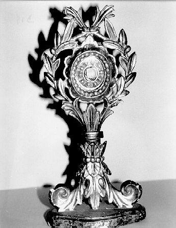 reliquiario - ambito lunigianese (sec. XIX)