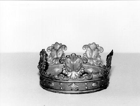 corona da statua - bottega italiana (secc. XVIII/ XIX)