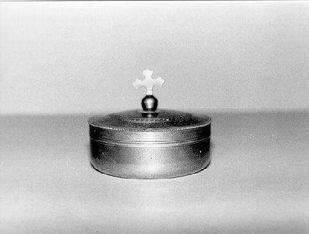 scatola per ostie - bottega italiana (sec. XX)