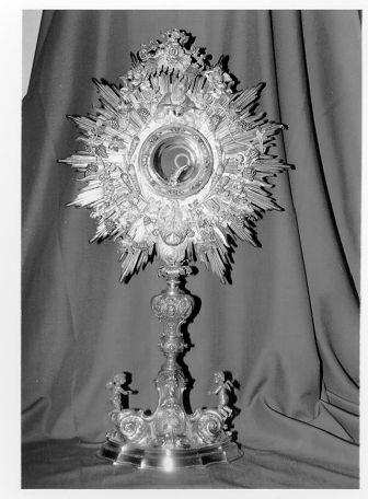 ostensorio monumentale - bottega toscana (sec. XVIII)