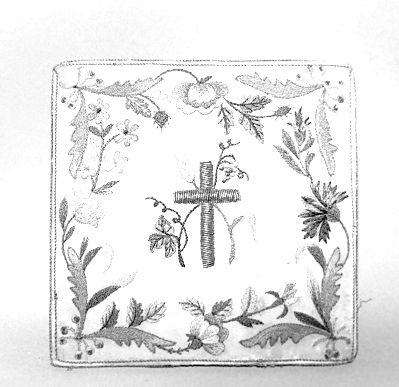 palla di calice, opera isolata - ambito lunigianese (sec. XIX)