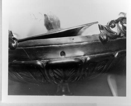 navicella portaincenso - bottega italiana (sec. XVIII)