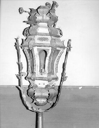 lanterna processionale, serie - ambito lunigianese (secc. XVIII/ XIX)