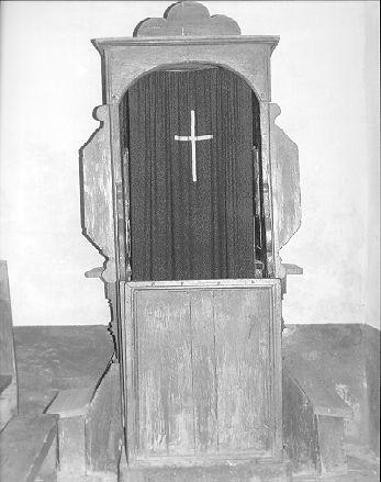 confessionale - ambito lunigianese (sec. XVIII)