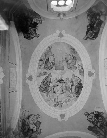 GLORIA DI SAN DOMENICO (soffitto dipinto) - ambito toscano (sec. XVIII)