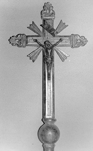 croce processionale - ambito lunigianese (sec. XIX)