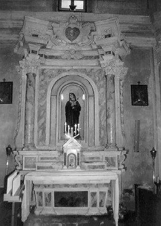 altare - ambito lunigianese (sec. XVIII)