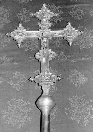 croce processionale - bottega italiana (sec. XIX)