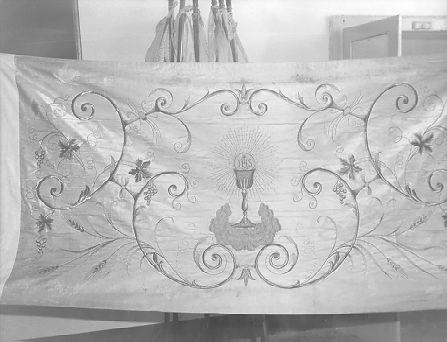 velo omerale - manifattura italiana (sec. XIX)