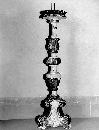 candelabro, serie - ambito lunigianese (sec. XVIII)