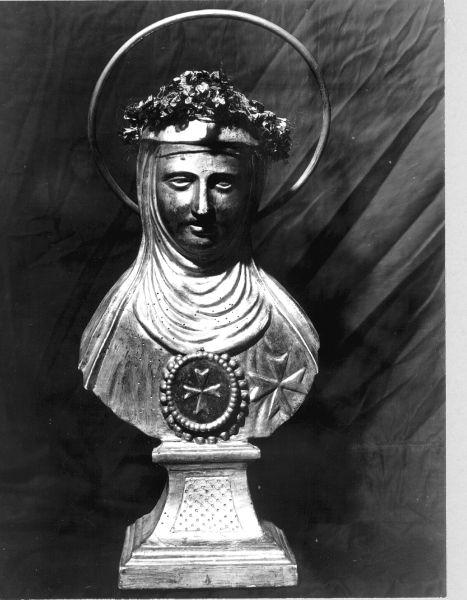 Santa Ubaldesca (fusto) - bottega italiana (sec. XVIII)