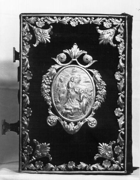 coperta di libro liturgico - bottega toscana (sec. XIX)