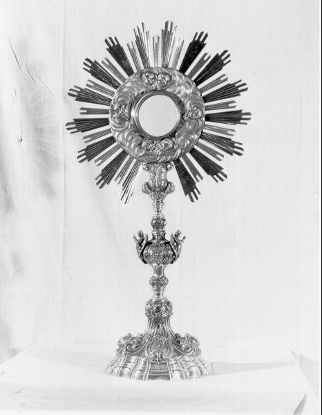 ostensorio - a raggiera - bottega toscana (sec. XX)