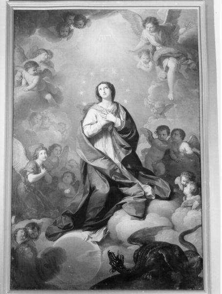 Immacolata Concezione (dipinto) di Bottani Giuseppe (seconda metà sec. XVIII)