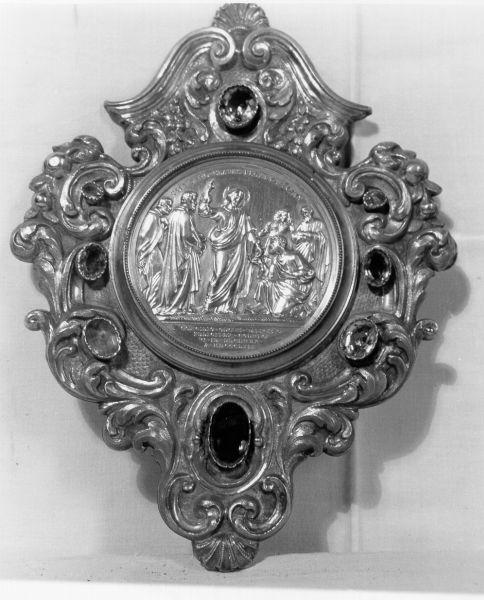 fermaglio di piviale - bottega italiana (sec. XIX)