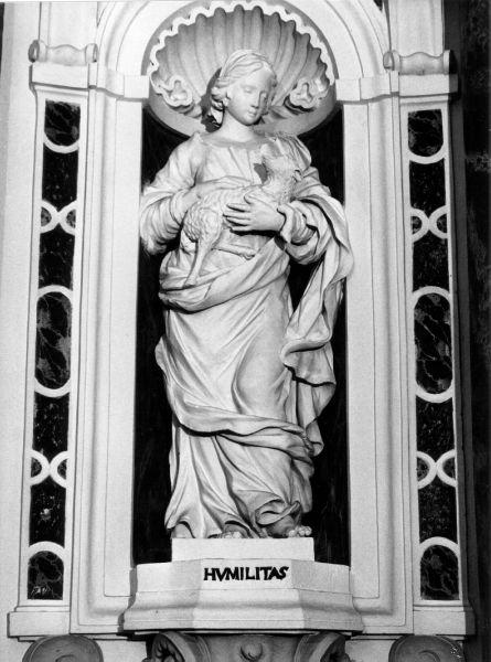 Umiltà (statua) di Galletti Filippo Maria (ultimo quarto sec. XVII)