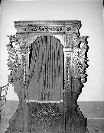 confessionale - ambito lunigianese (sec. XVI)