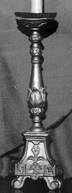 candeliere - ambito lunigianese (secc. XIX/ XX)