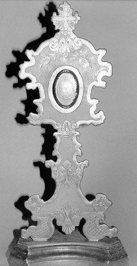 reliquiario - ambito lunigianese (secc. XVIII/ XIX)